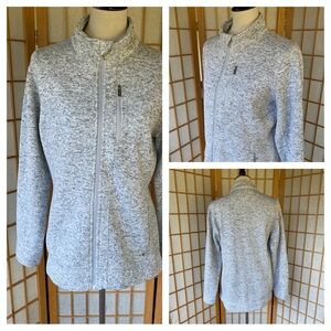 Calvin Klein Activewear Full Zip Grey Jacket SZ L